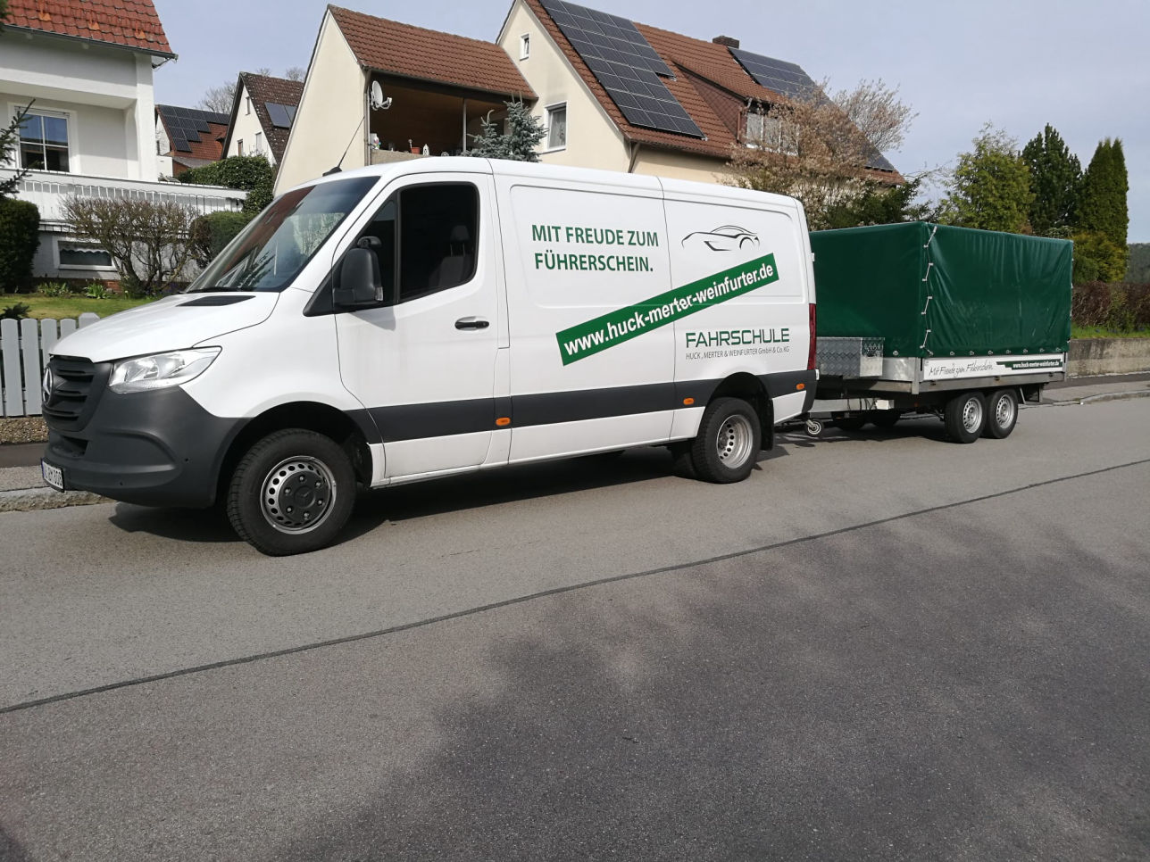 Lkw mit Anhänger